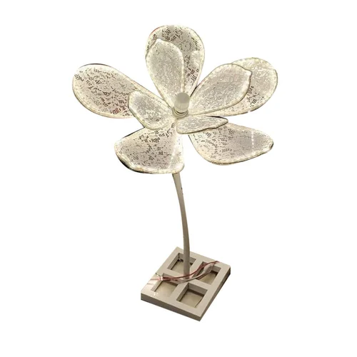 Iron LED Flower Light