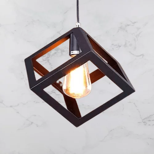 Cuboid shape hanging light
