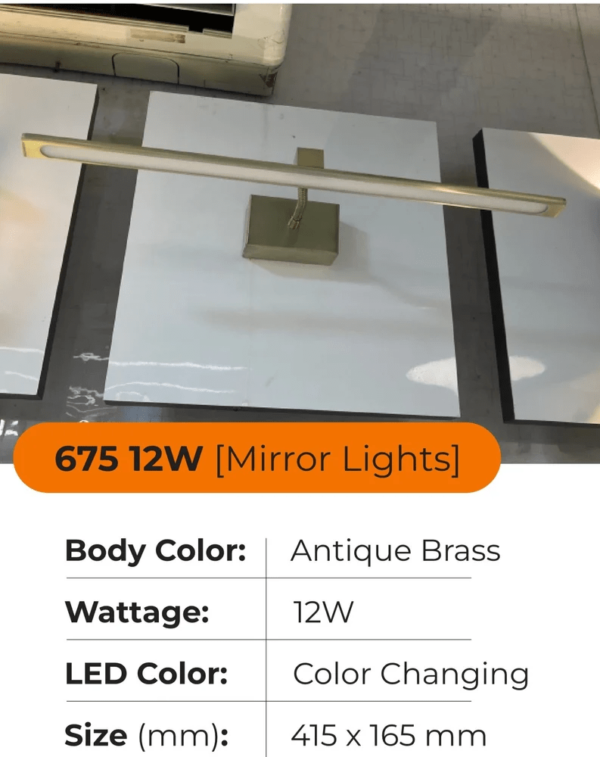 Sinoman Antique Straight Picture Light, Office, 12 W