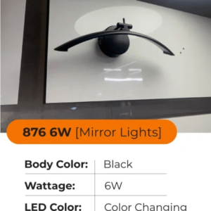 Sinoman Black Curved Picture Light, Office, 6 W
