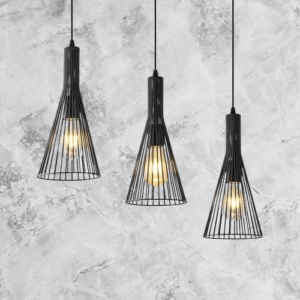 Antique Pearl Stone Hanging Light