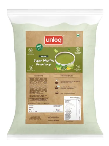 Jain Instant Super Healthy Green Soup, 1kg Pack, Serve 80 Bowls