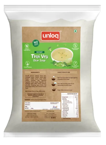 Jain Instant Thai Veg Soup, 1kg Pack, Serve 80 Bowls