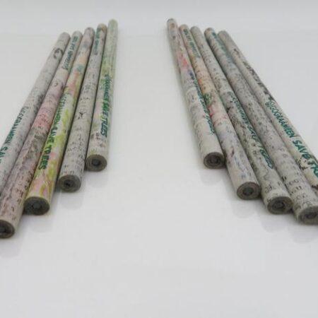 Eco-Friendly Newspaper Pencils