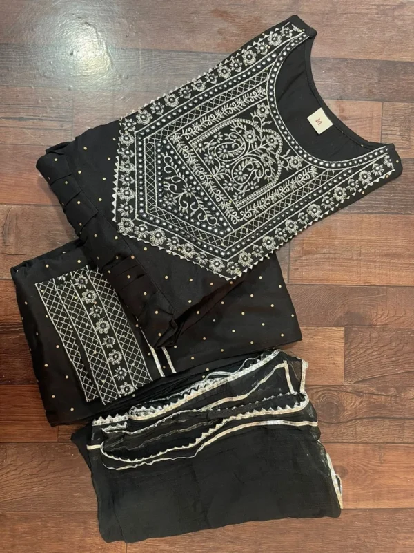 Black Designer Kurti - Image 2