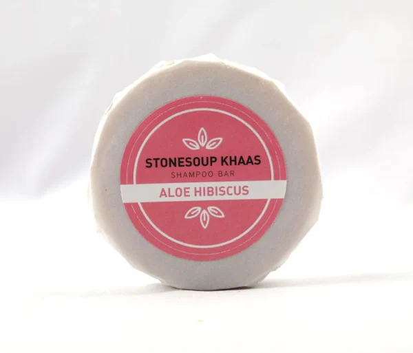 Stonesoup Khaas Shampoo Bar: Aloe Hibiscus 100g - Image 3