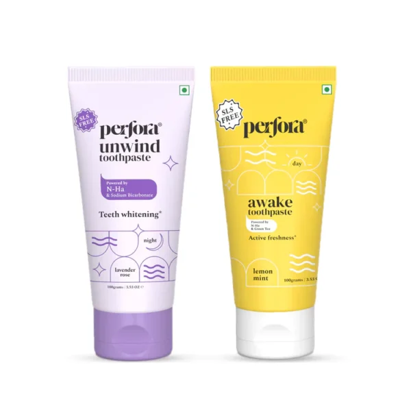 Daily Routine - Morning & Night Toothpaste Combo