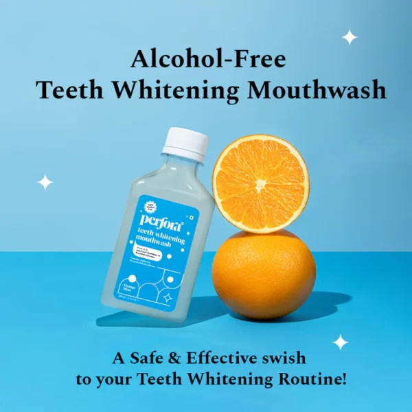 Orange Mint Mouthwash - For Teeth Whitening - Image 2