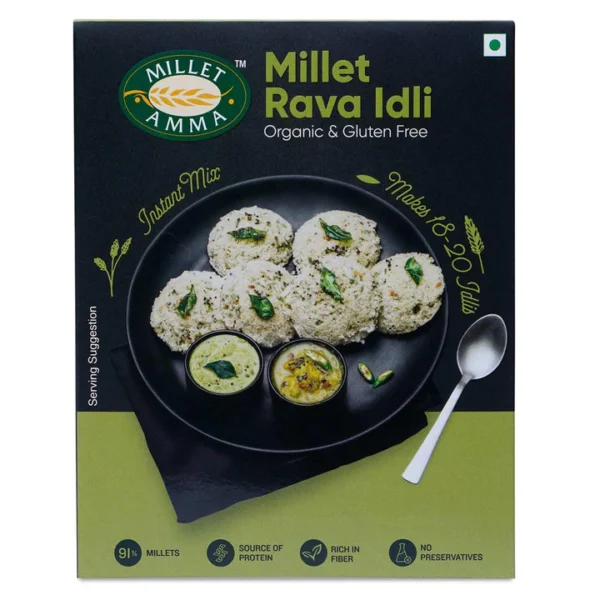 Millet Rava Idli Mix Organic 250gm