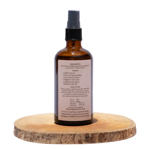 Rose And Saffron Facial Mist - Image 2