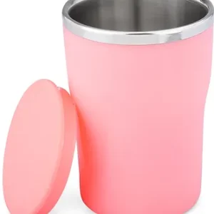 SUGAR Homeware Bubble Stainless Steel Double Wall Tumbler/Travel mug 400ml
