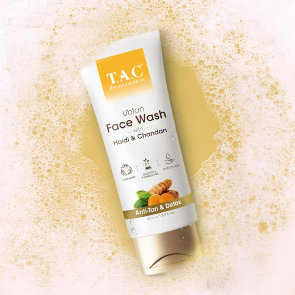Ubtan Face Wash with Haldi & Chandan, 50ml
