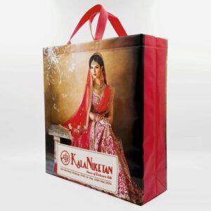 Kala Niketan Lehenga Printed On Non Woven Fabric Bag W 15” x H 16.5” x G 5”