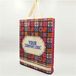 Mandala Laminated Nonwoven Shopping Bag W 13.5” x H 18.5” x G 2”