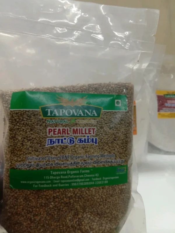 Indian Tapovana Organic Pearl Millet, For Cooking, Packaging Size: 500g - Image 3